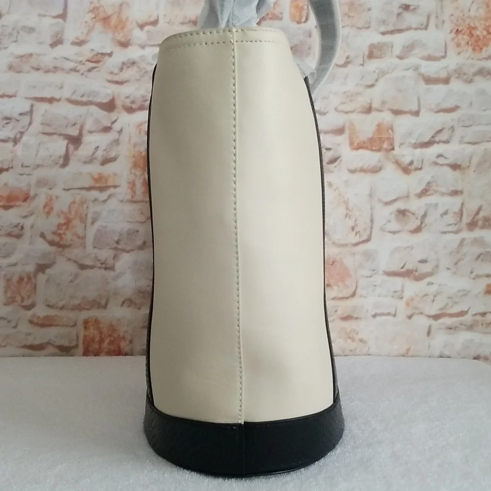 New STAUD Allora Leather Tote Bag - Picture 6 of 13